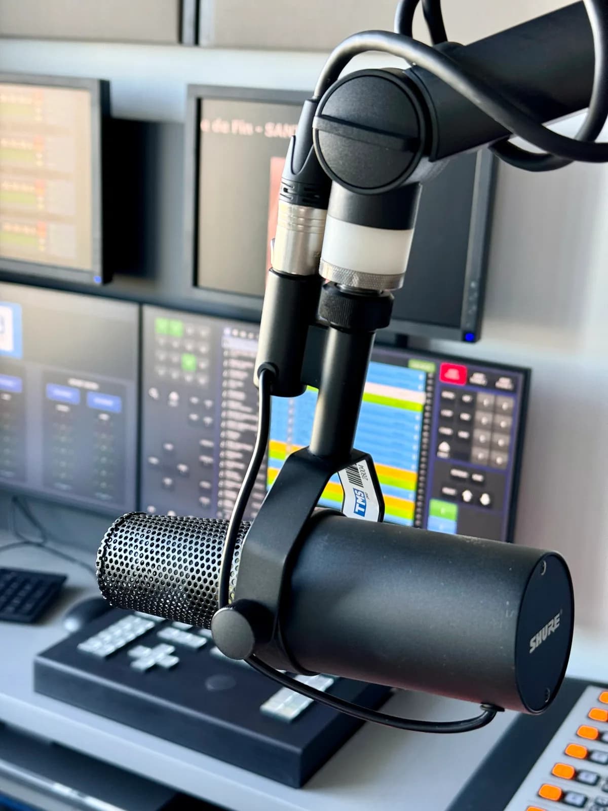 Détail du mobilier acoustique du studio